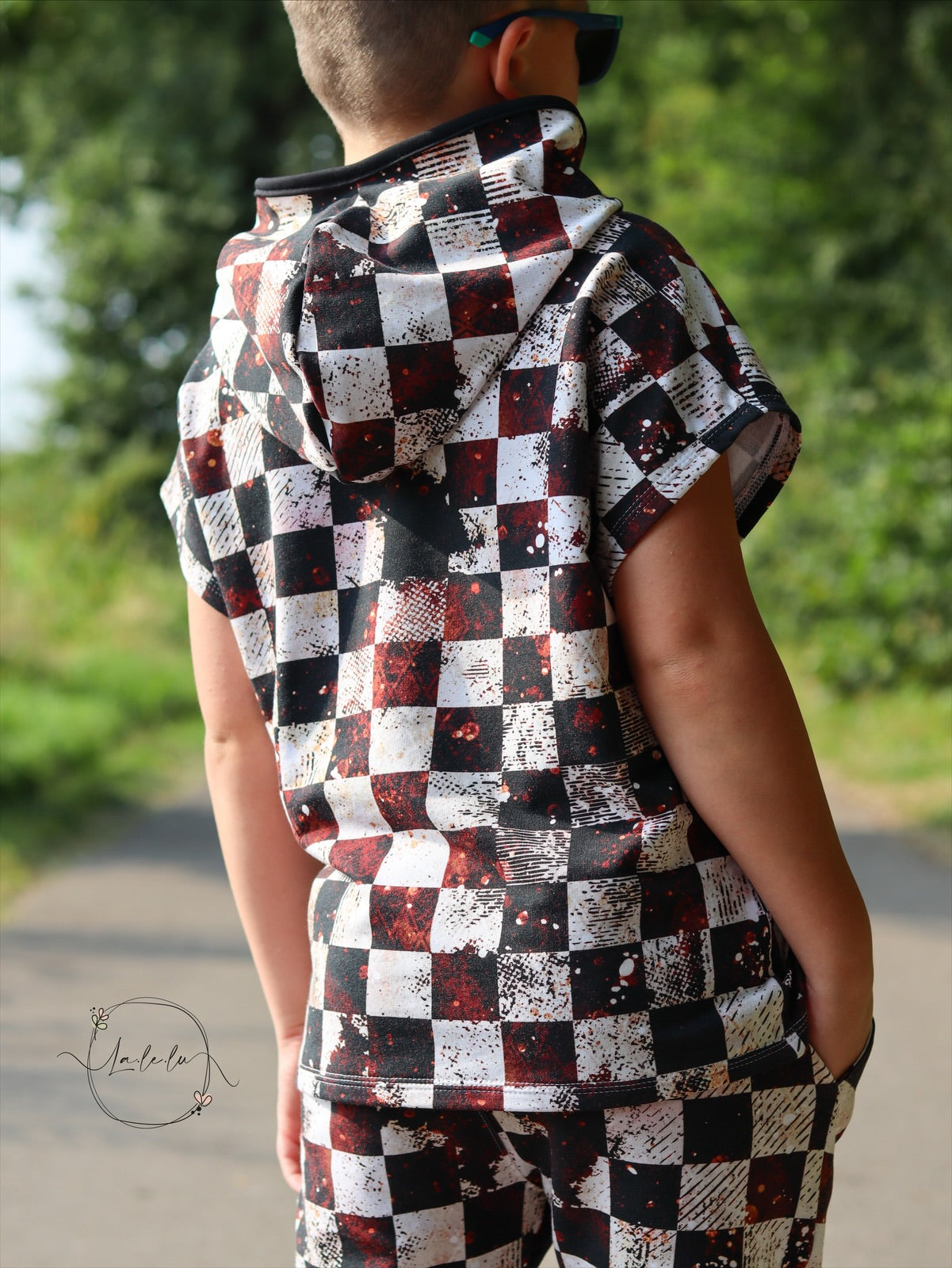 Braunes Schachbrett Eigenproduktion Dauervorbestellung